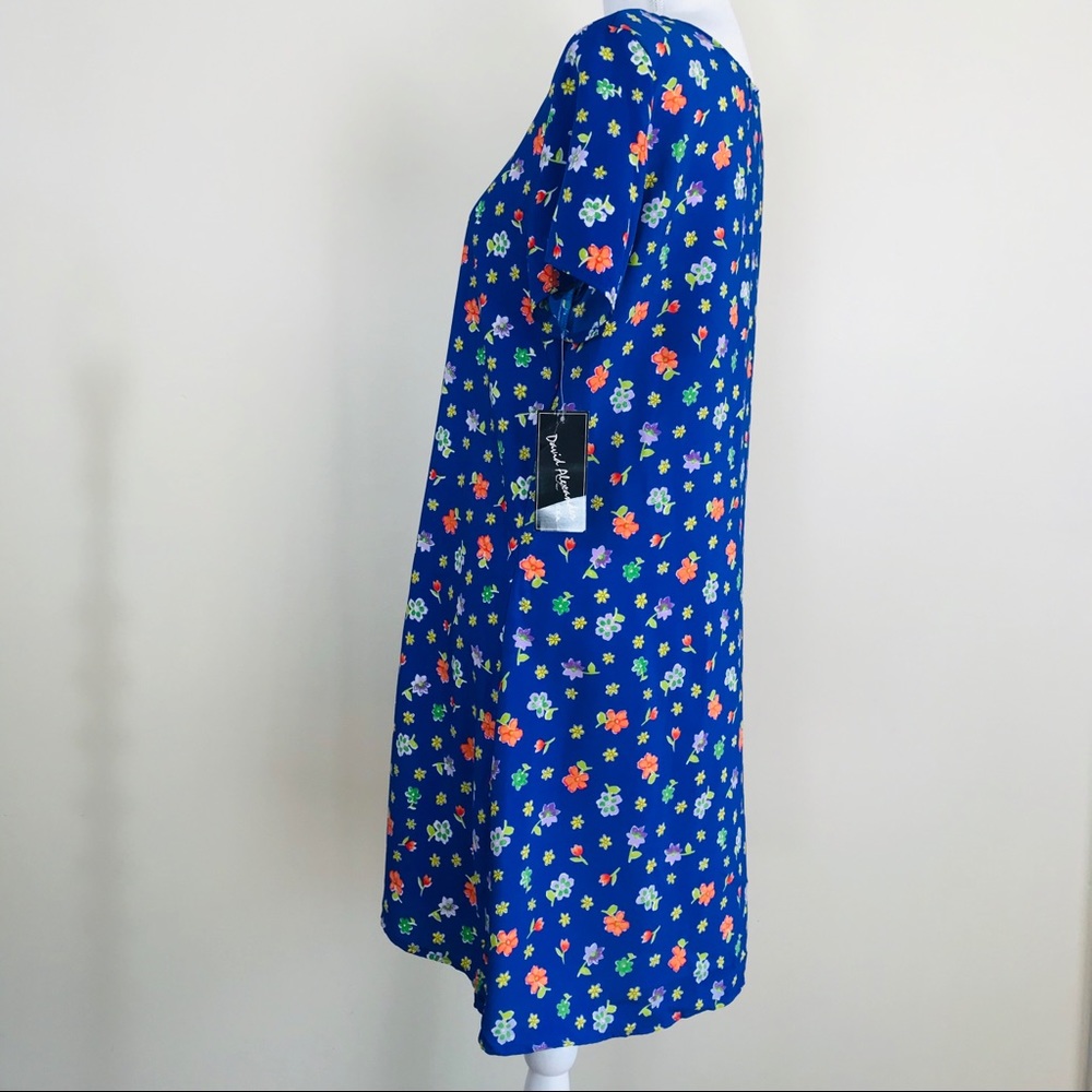 David Alexander Dolman Floral Dress Spring Summer - Picture 7 of 8